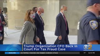 Trump Organization CFO Back In Court [upl. by Nwahsid]