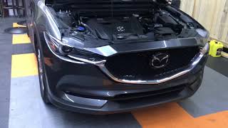 Mazda CX5 Removing front bumper to replace chrome Accent [upl. by Arick]