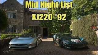 GT7 Mid Night List Ep34 XJ220 92 [upl. by Amsa]