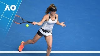 Svitolina v Boserup match highlights 2R  Australian Open 2017 [upl. by Lipp]