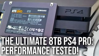 The Ultimate PS4 Pro 8TB SSD Upgrade  Can We Fix Loading Times And Texture PopIn [upl. by Nirred192]