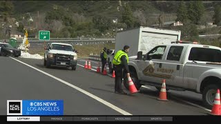 San Bernardino Mountain roads closed to residents Monday [upl. by Akoyn327]