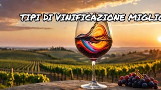 QUALI SONO LE MIGLIORI TIPOLOGIE DI VINIFICAZIONE ENOLOGICA vini rosati vini bianchi vini rossi [upl. by Ennahoj213]