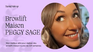 Browlift Maison PEGGY SAGE  DIY [upl. by Airamana]