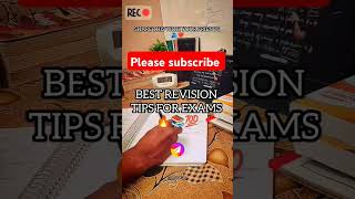 Best revision tips for beginners 🔥🔥💪youtubeshorts pleasesubscribe [upl. by Annaehs306]