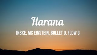 Harana Lyric video  Jnske MC Einstein Bullet D Flow G [upl. by Neeroc284]