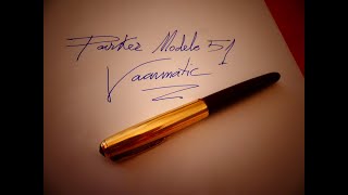 Estilografica Parker 51 Vacumatic [upl. by Eimiaj]