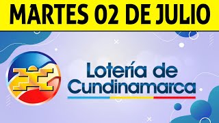 Resultados Lotería de CUNDINAMARCA Martes 2 de Julio de 2024 PREMIO MAYOR 😱💰🚨 [upl. by Hutchinson]