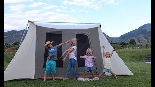 Backyard camping with 4 kids [upl. by Vasquez]