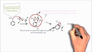 Nitration of Anisole  Nitration Mechanism Nitration of Methoxy Benzene  Whiteboard Animation Easy [upl. by Bibah]