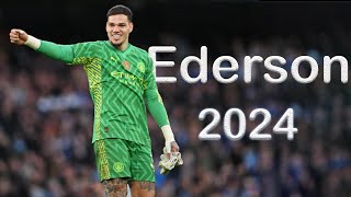 Ederson 2024  saveDefensive Skills amp Goals highlight complete season show [upl. by Enneyehs899]