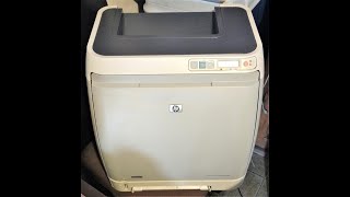 IMPRESORA HP COLOR LASERJET 2600N [upl. by Peta989]