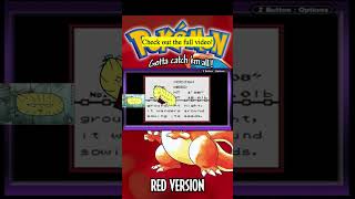 Being very mature about Gen 1 pokédex entries shorts pokemon pokemonred [upl. by Tiemroth]