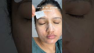 Pores patches worked well✌️ pores patches pimplepatch [upl. by Iruj]