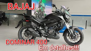 Nova BAJAJ DOMINAR 400 em detalhes bajaj dominar160 dominar200 dominar400 [upl. by Ahsienar370]