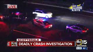 Deadly crash closes Hayden Road in Scottsdale [upl. by Pasia]