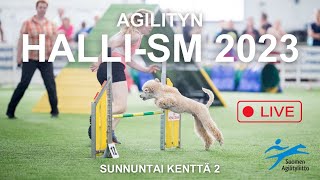 Agility halliSM 2023 sunnuntai kenttä 2 hyppyradat [upl. by Sicard297]