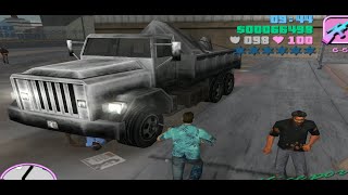 Truck driving in GTA Vice City [upl. by Adlesirk]