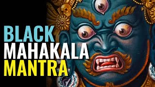 Black Mahakalas powerful mantra amazingly chanted with powerful visualization images [upl. by Eenaej]