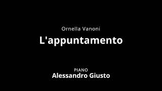 O Vanoni LAPPUNTAMENTO  Piano accompaniment instrumental karaoke [upl. by Madoc]