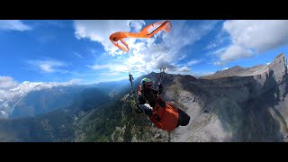 Paragliding XC  Annecy to Mont Blanc [upl. by Nosille564]