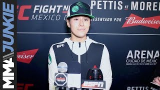 Alexa Grasso full UFC Fight Night 114 post fight interview [upl. by Tahmosh740]