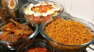 How to Cook Nigerian Jollof Rice  Jollof Rice with Easy Cook Long Grain Rice  Yummieliciouz Food [upl. by Nitaf]