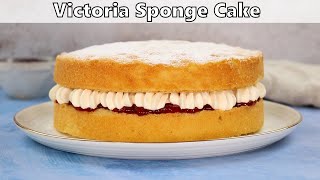 Victoria Sponge Cake Recipe [upl. by Asha892]