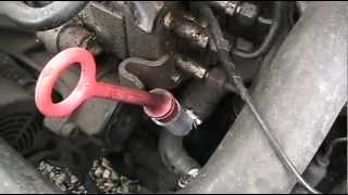 Broken VW Oil Dip Stick Tube Fix [upl. by Elburt]