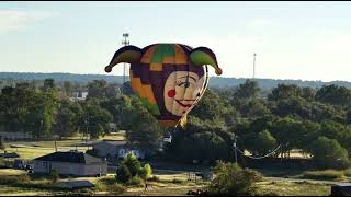 Natchez Balloon Festival Jester Balloon 2024 [upl. by Aseeram99]