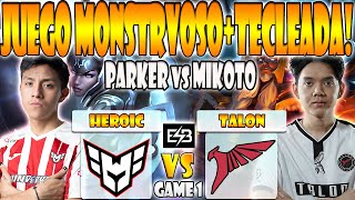 HEROIC VS TALON BO2GAME 1PARKER SCOFIELD VS MIKOTO AKASHIDREAMLEAGUE SEASON 2024DOTA 2  ESB [upl. by Noreik]