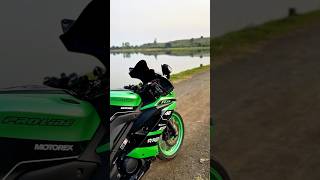 R15 V3 Modified Green amp Black  New V3 Status modified r15v3 rider shorts new exhaust r15 [upl. by Aled80]