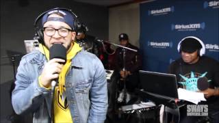 Andy Mineo Freestyles in Sway in the Mornings Doomsday Cypher 2014 Only Andys Freestlye [upl. by Raimundo]