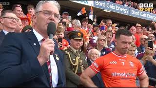 BBC SPORT  JARLATH BURNS PRESENTS THE CUP  ARMAGH V GALWAY 2024 ALL IRELAND FOOTBALL FINAL [upl. by Reibaj]