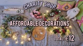 Where to buy cheap decorations for special occasionCharity shop decoration secondhand diy [upl. by Jarlathus]