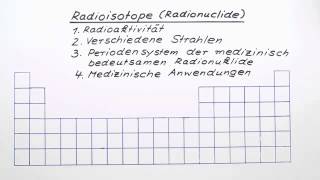 Radioisotope Radionuclide  Chemie  Allgemeine und anorganische Chemie [upl. by Calise]