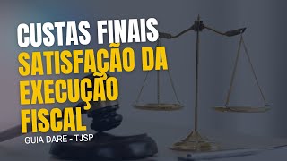 Satisfação da Execução Fiscal  Emissão de Guia DARE [upl. by Ained]