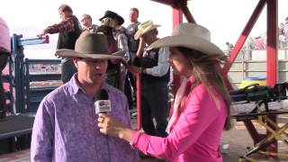 Tucson Rodeo 2014 Performance 2 Bull Riding Winner  Shawn Proctor [upl. by Llener]