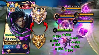 ALUCARD 1 HIT DELETE BUILD amp EMBLEM 2024 TO RANK UP FAST🔥 plz try [upl. by Ennael]