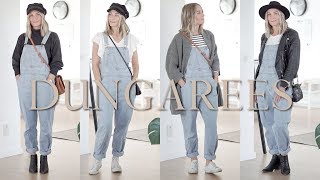 6 ways to wear dungarees  Capsule wardrobe style guides [upl. by Rivers]