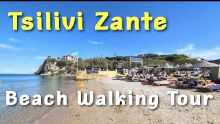 Explore The Stunning Beaches Of Tsilivi Zante  Ultimate 2024 Walking Tour In Zakynthos [upl. by Morena]