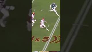 Nakobe Dean with a GREAT OPEN FIELD TACKLE on Jayden Daniels 🦅🔥 Eagles vs Commanders Highlights [upl. by Oneill]