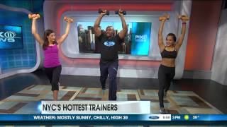 PIX11 Morning News Lisa Mateo with NYC Hottest Trainer Tyesha Roman [upl. by Brodsky518]