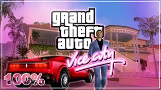 GTA VICE CITY 100 Completion  Full Game Walkthrough 1080p 60fps No Commentary [upl. by Enyaht]