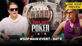 WSOP Main Event Day 8 with Kristen Foxen amp Niklas Astedt PREVIEW [upl. by Erdeid956]