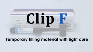 Clip F Lightcure Temporary Filling Material  Temporary Restoration  Operative Dentistry VOCO GmbH [upl. by Sidney]