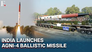 India Successfully Test Fires Agni4 Ballistic Missile In Odisha [upl. by Theis]