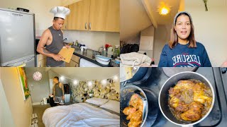 first room in uk🇬🇧Cooking chicken wings🍗 [upl. by Nolahc163]