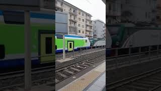 Un invio Trenord fermo alla stazione di Torrione [upl. by Lachlan112]