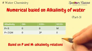 Numerical based on Alkalinity  water Chemistry IIT JEE BTech BSc [upl. by Hanan]